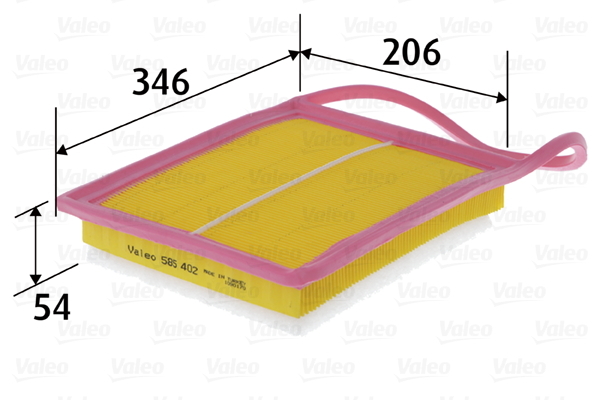 585402 Filtr powietrza VALEO
